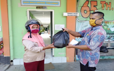 Kegiatan Bakti Sosial  Dalam Rangka HUT SMPN 4 Wates Ke-66