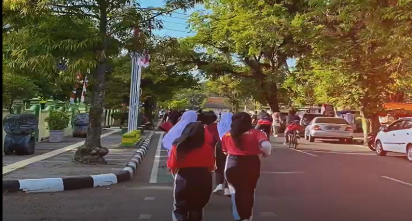 Video Jalan Sehat Memperingati HUT RI Ke-79 SMPN 4 Wates